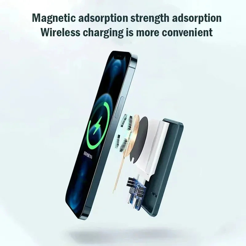 Magnetic Wireless Power Bank External Portable Battery Pack For iPhone 11 12 13 14 15 Pro Max Mini