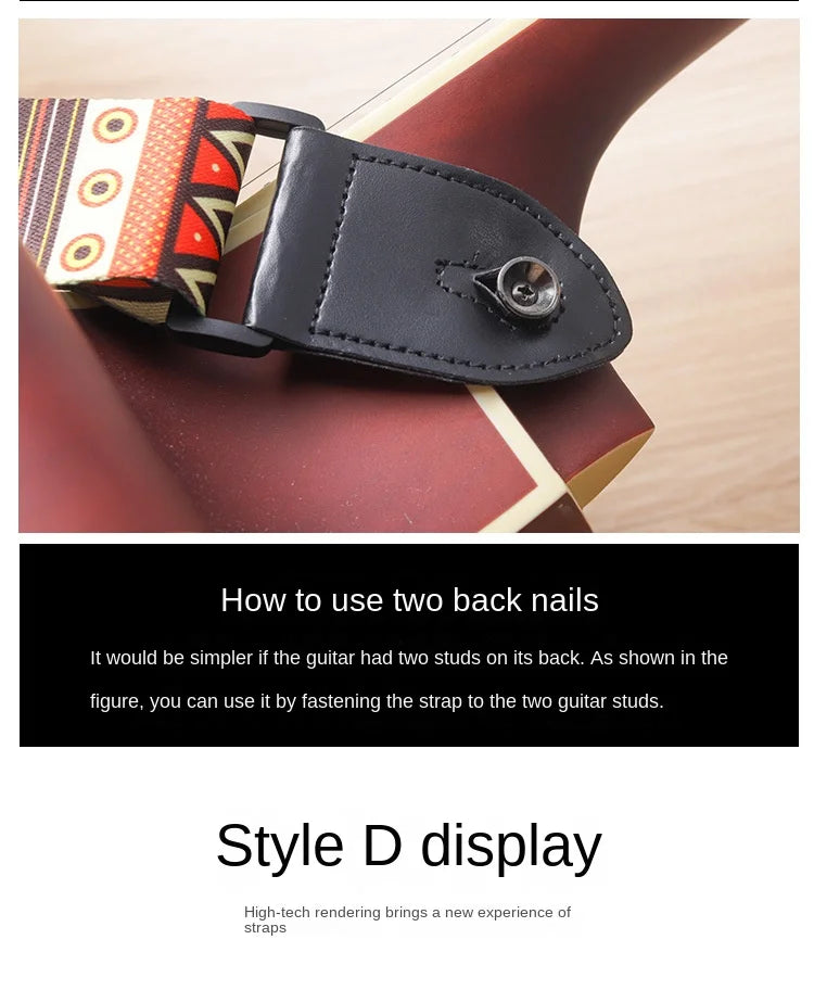 Fashion Retro Ethnic Style Guitar Strap