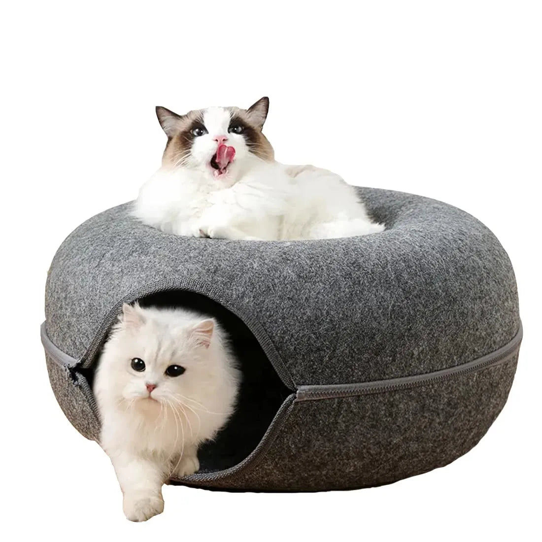 Donut Pet Bed Interactive Tunnel